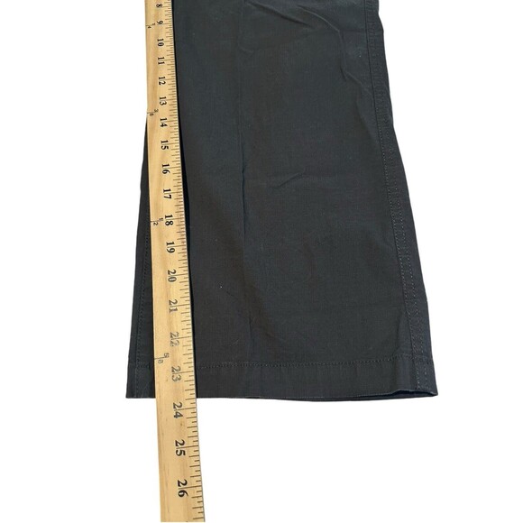 Vuori Ripstop Sz Small Crop Wideleg Charcoal Pants Drawstring Women's Gray KL4-5 - Picture 5 of 8